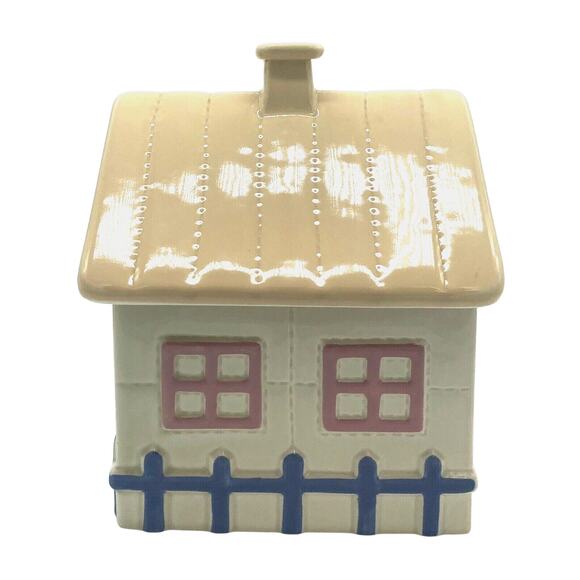 Vintage 1987 Ceramic Auntie Em Cookie Jar Hallmark Cards Treasure Craft Cottage - Picture 3 of 10